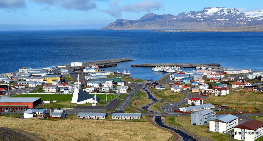 Ólafsvík village on the Snæfellsnes peninsula