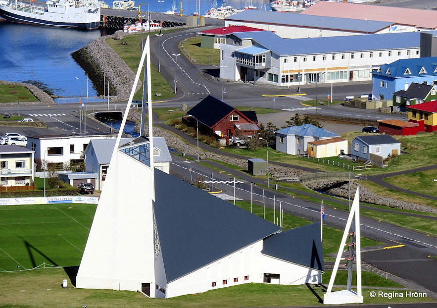 Ólafsvikurkirkja church Ólafsvík village on the Snæfellsnes peninsula