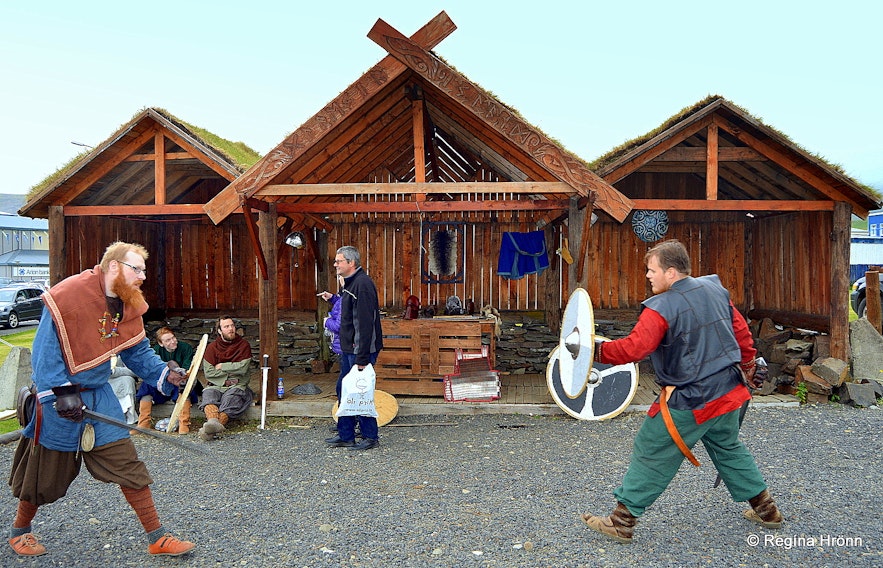 Vikings in the Viking club Glæsir in Grundarfjörður