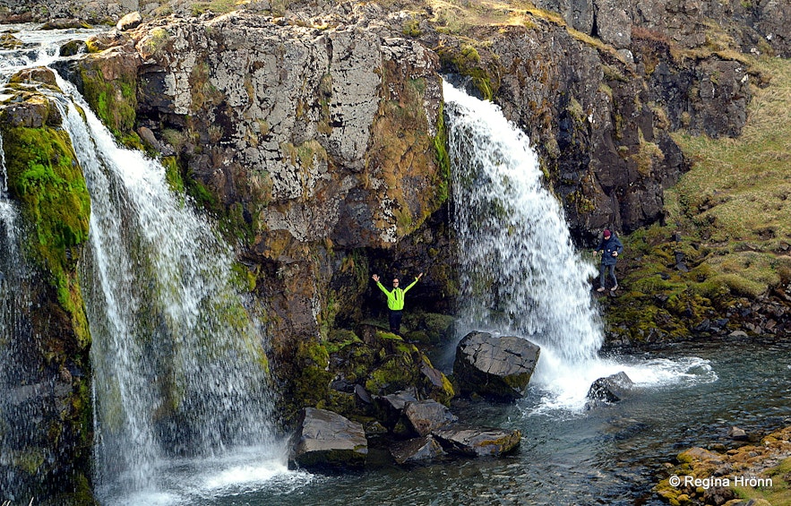 Kirkjufellsfoss waterfall in Grundarfjörður