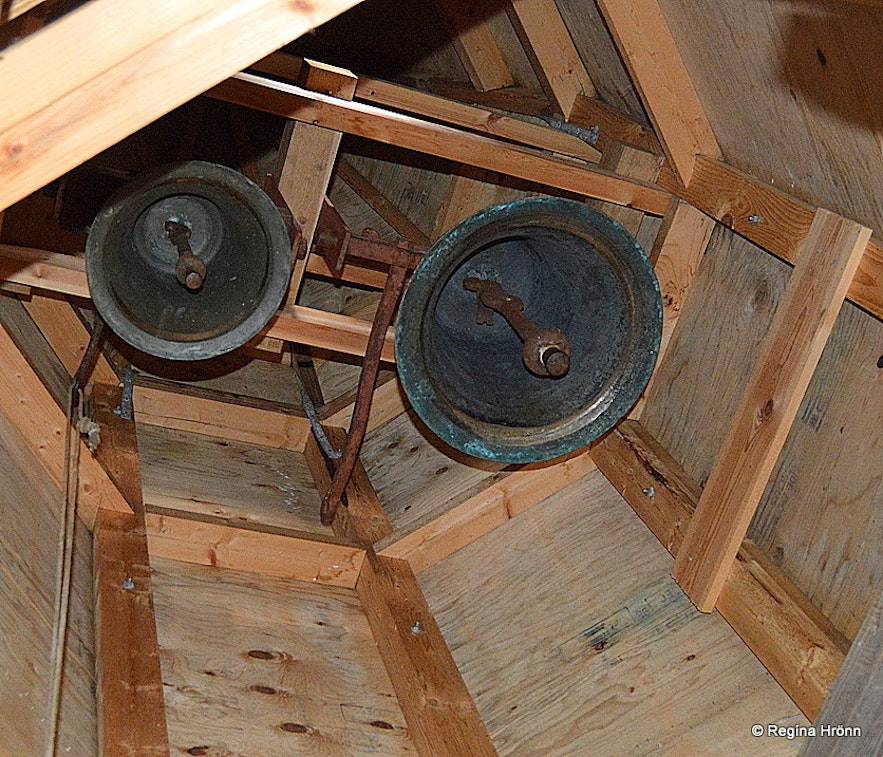 Church bells in Helgafellskirkja church