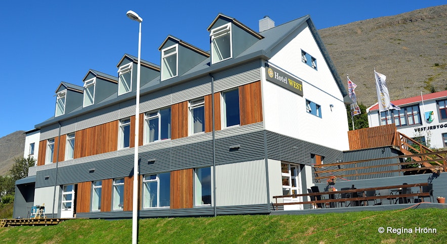 Hotel West in Patreksfjörður Westfjords of Iceland