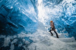 Inside the Blue Diamond Ice Cave