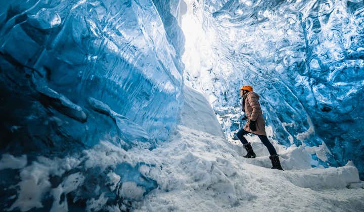 Inside the Blue Diamond Ice Cave
