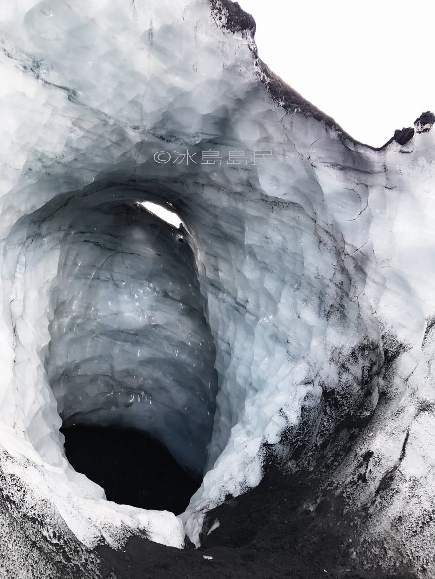 冰島 冰川壺穴