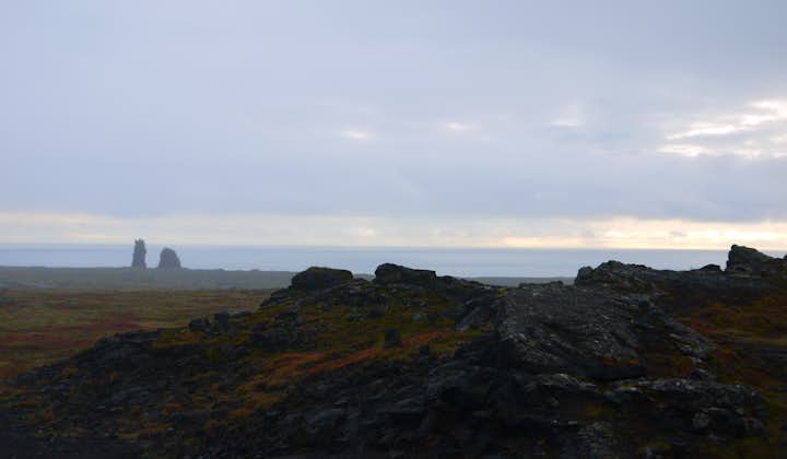 Lava landscapes in Iceland.