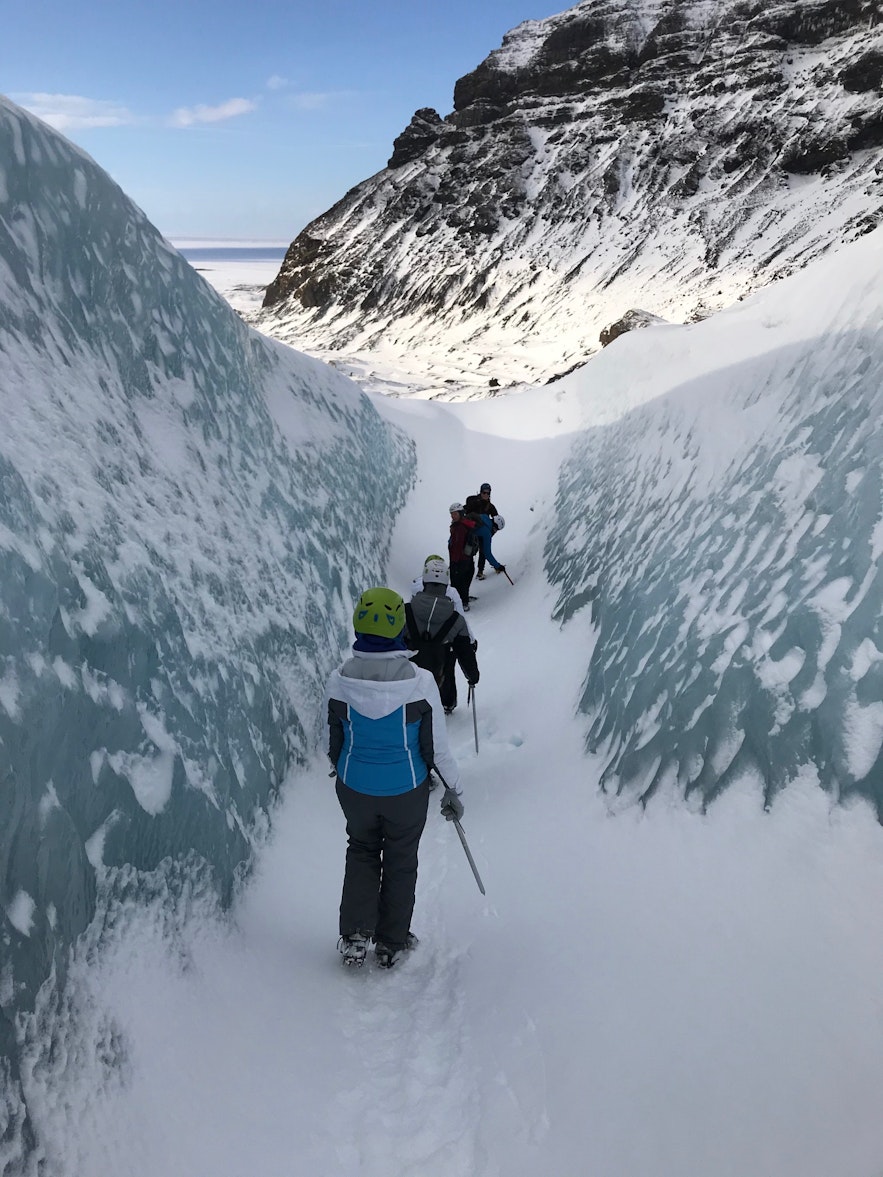 Glacier hike: first-time experience