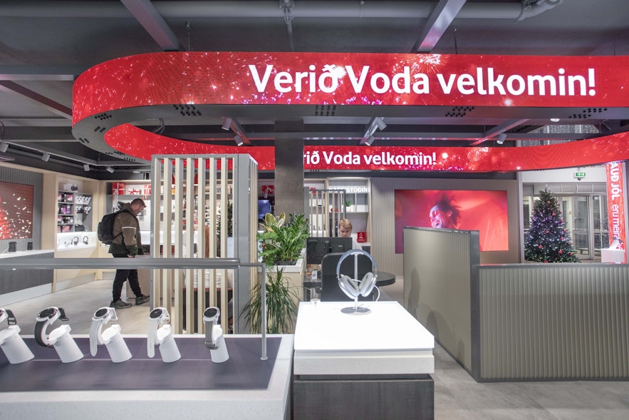 Vodafone offers a convenient way to stay connected in Iceland