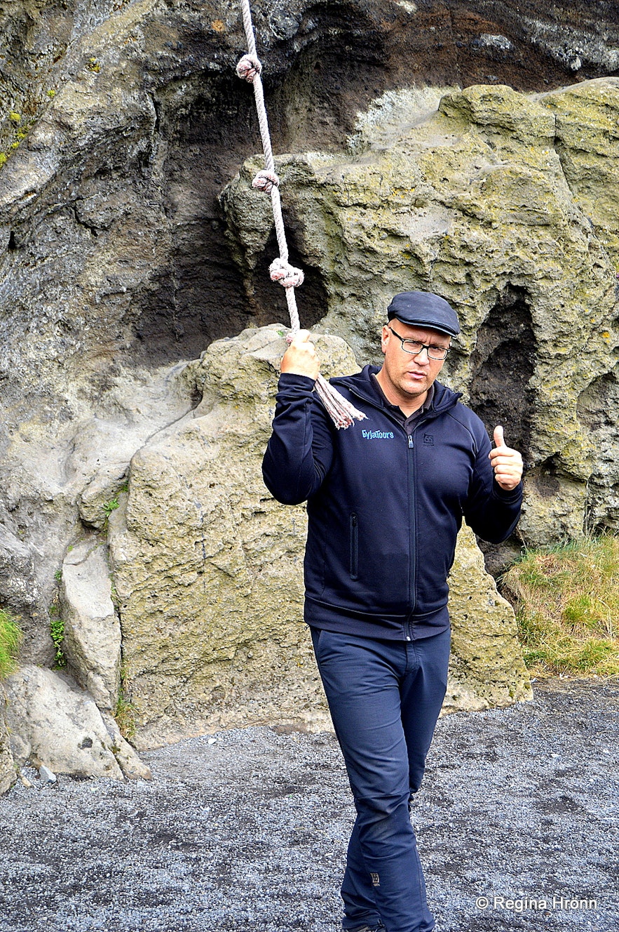 Einar the tour guide by Sprangan Westman islands