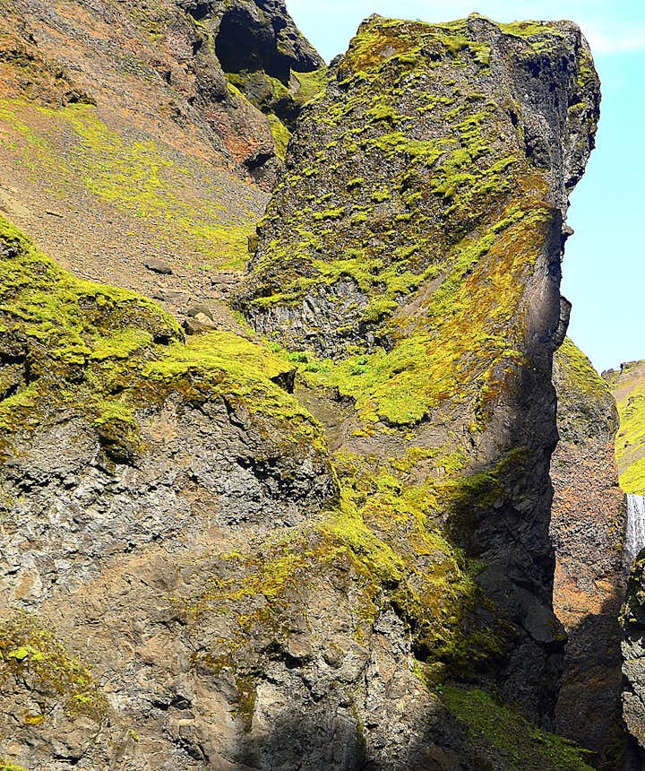 Remundargil canyon South-Iceland