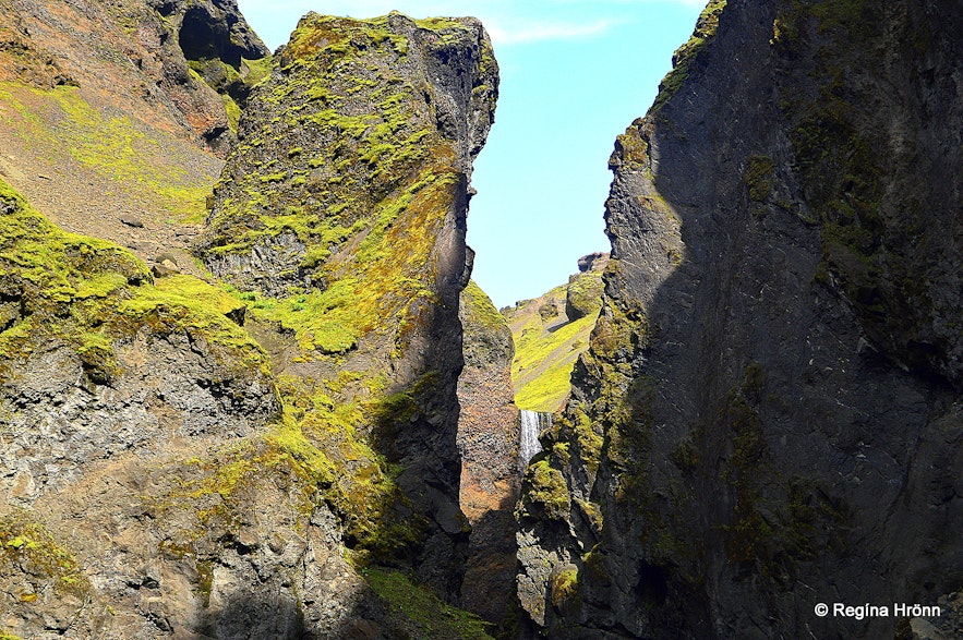 Remundargil canyon South-Iceland