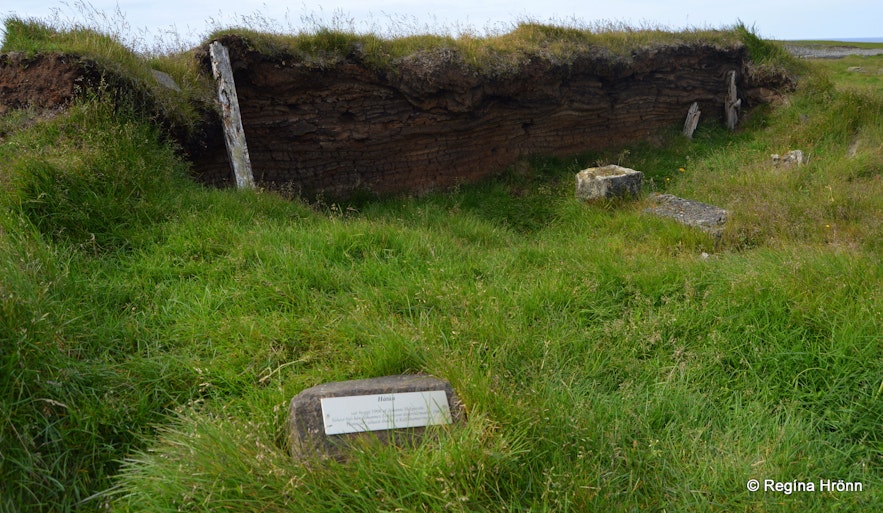 Ruins at Kálfshamarsvík cove at Skagi North-Iceland