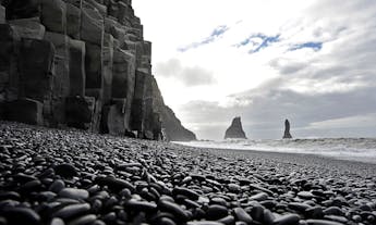 Reynisfjara black sand beach in South Iceland