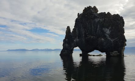 Hvitserkur rock formation in the North of Iceland