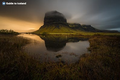 Lomagnupur mountain on the South Coast of Iceland