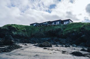 The Freezer Apartments are located on the coast of the Snaefellsnes Peninsula.