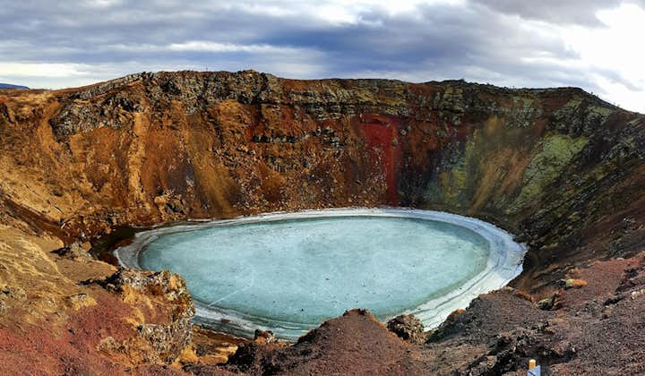 Den Gyldne Cirkel og Kerið vulkankrater | Sightseeingdagstur med lille gruppe