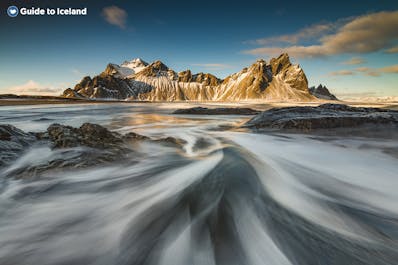 Mount Vestrahorn is located in South East Iceland