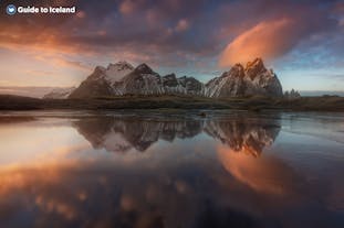 Mount Vestrahorn is located in the South East of Iceland