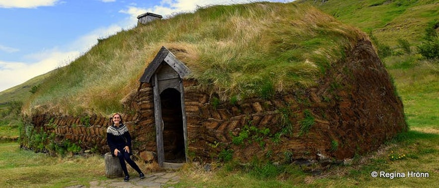 Eiríksstaðir Viking longhouse in West-Iceland