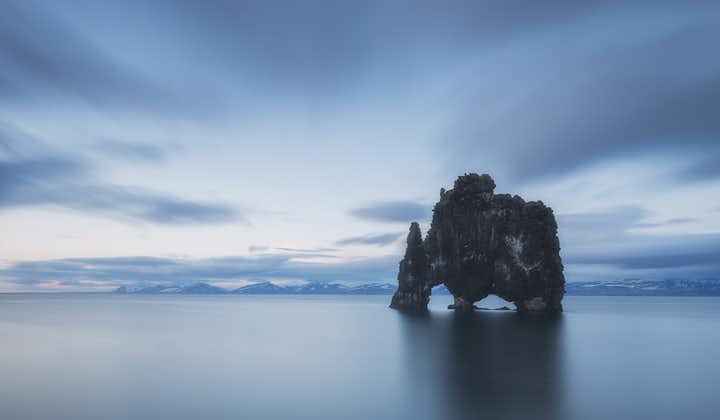The Hvitserkur rock formation off the northwest coast of Iceland.