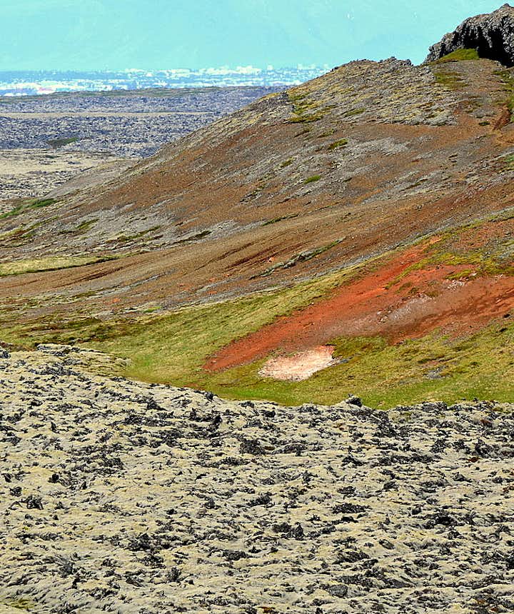 The amazing Lambafellsklofi Rift on the Reykjanesskagi Peninsula in South-West Iceland