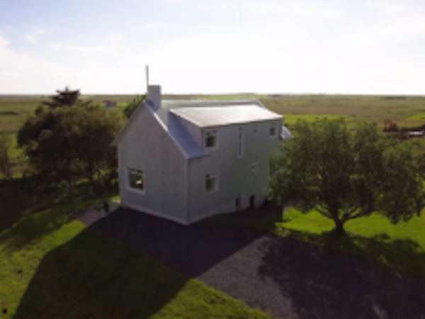 An aerial view of Farmer's Guest House.
