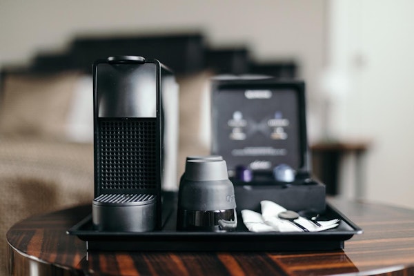 Hotel Borg by Keahotels provides Nespresso machines in every room.