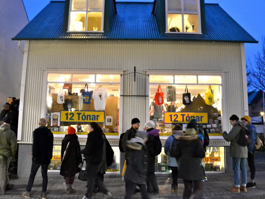 12 tonar record shop in Reykjavik Iceland