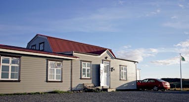 The Ensku Husin Guesthouse is a converted fishing post in west Iceland.
