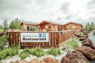 Minniborgir Cottages has an on-site restaurant serving breakfast, lunch, and dinner.