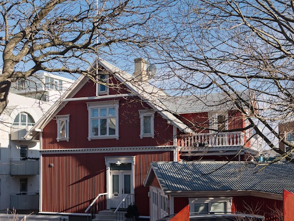 The Brattagata Guesthouse is located in the centre of Iceland's capital.