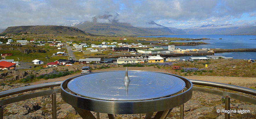 The view-dial at Bóndavarða in Djúpavogur