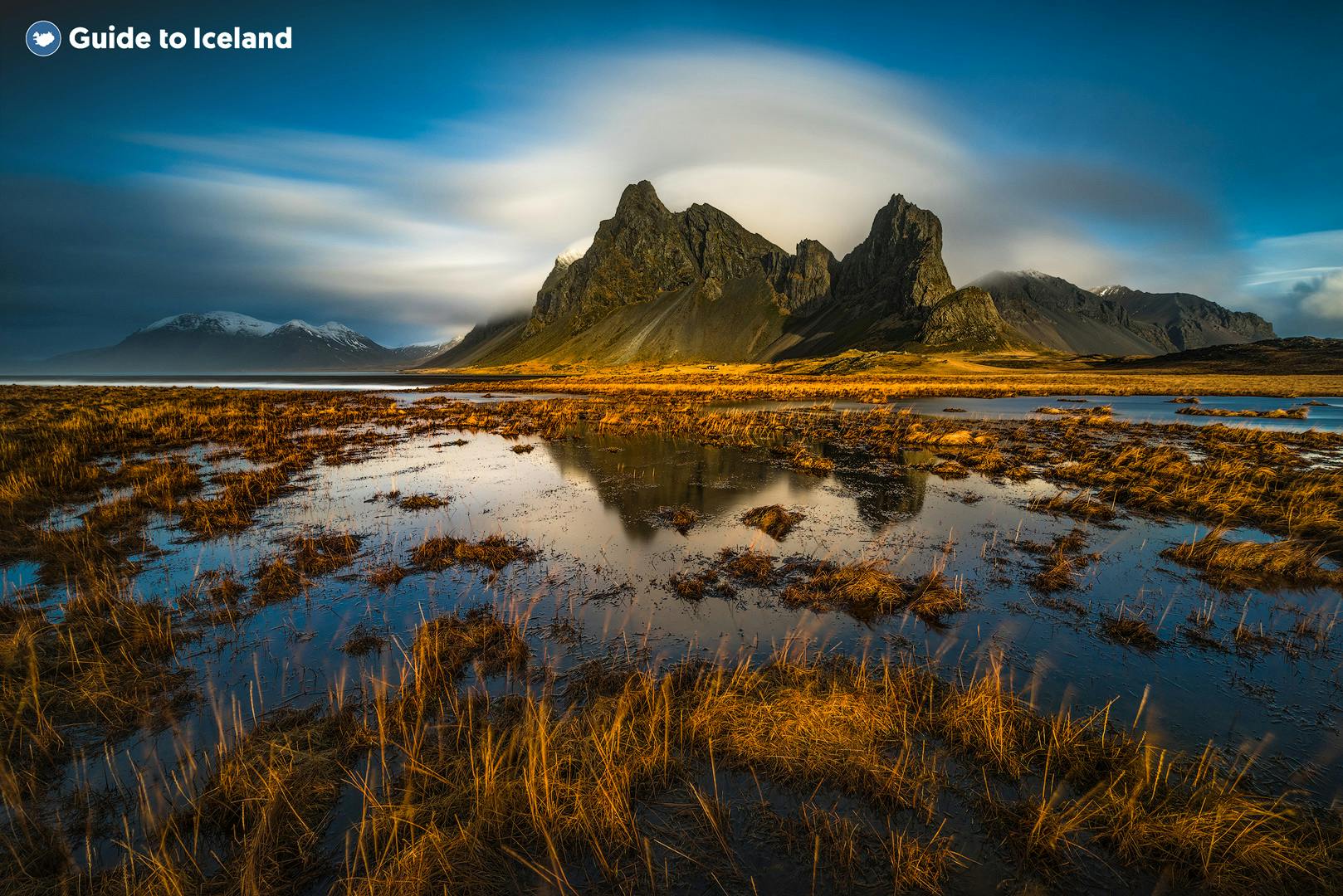 Eystrahorn Mountain in the remote Eastfjords of Iceland.