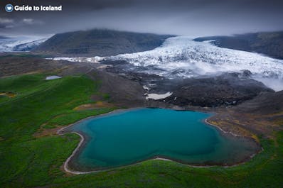 The glaciers of South Iceland, some of its most magnificent attractions.