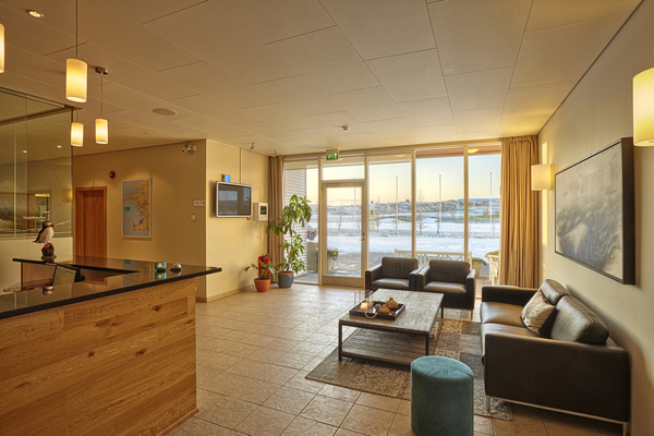 Hotel Hamar has spacious living areas in its suites.