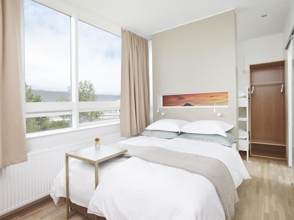 Icelandair Hotel Akureyri has fifth floor rooms with lovely views.