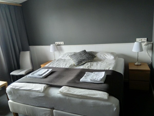 Hotel Kanslarinn's rooms are comfortable and modern.