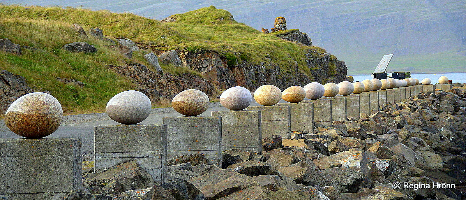 Djúpivogur Village In East Iceland And The Eggs At Gleðiv