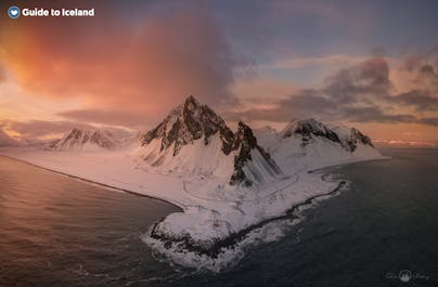 Jagged peaks and stunning seascapes define the East Fjords region.