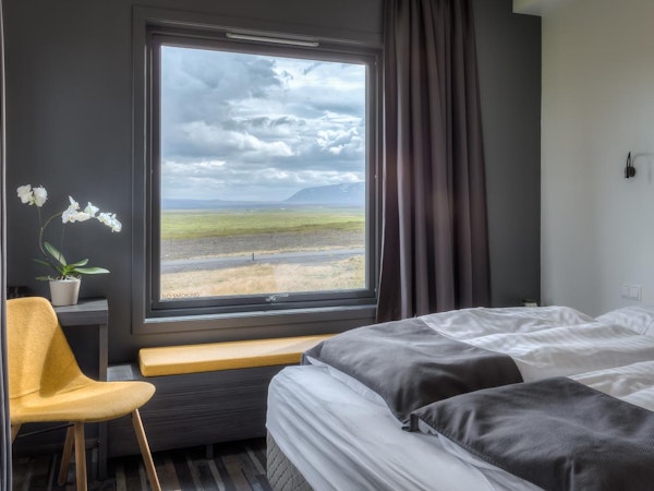 Hotel Laxa has comfy double and twin bedrooms.