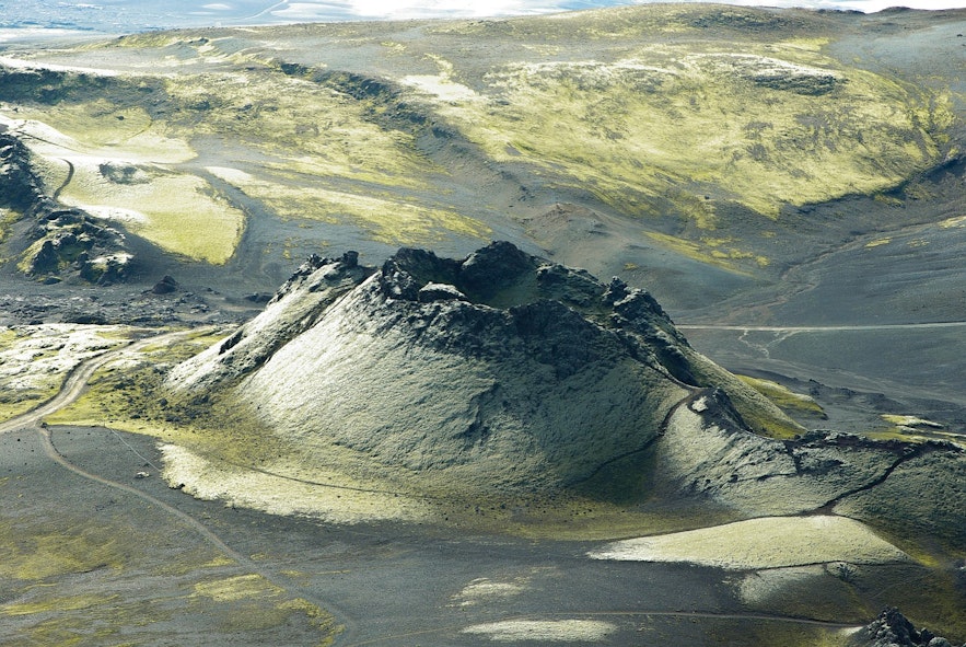 라키 분화구는 그림스보튼  화산계의 일부분입니다.