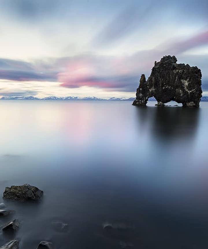 Hvitserkur is a feature of North Iceland.