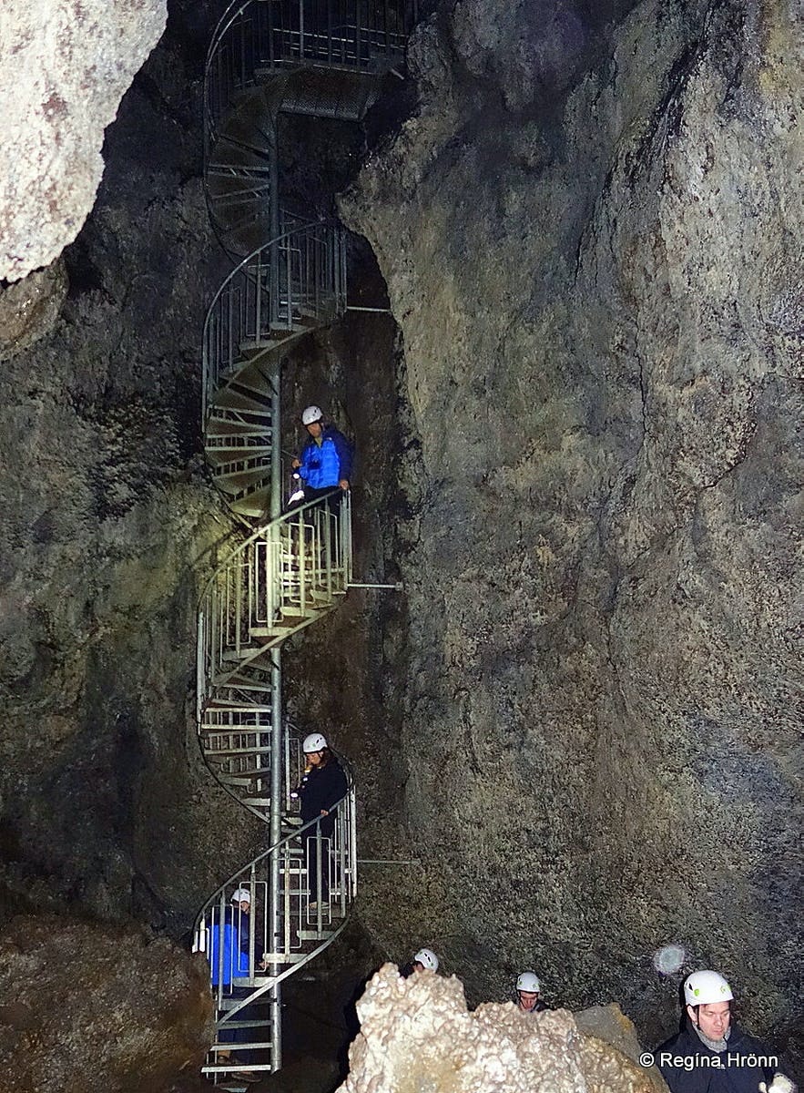 Vatnshellir cave in is in Snæfellsnes peninsula