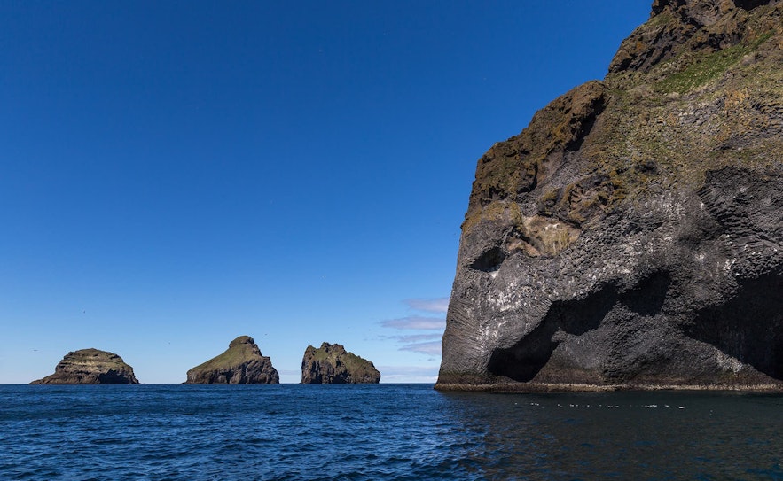 The Westman Islands have many uninhabited outlets of rock.