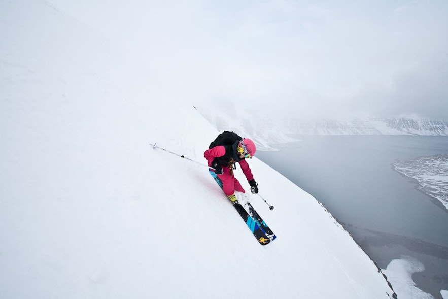 Iceland's winters create prime skiing conditions.