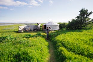 Traustholtshólmi's Mongolian Yurts provide a once-in-a-lifetime opportunity.