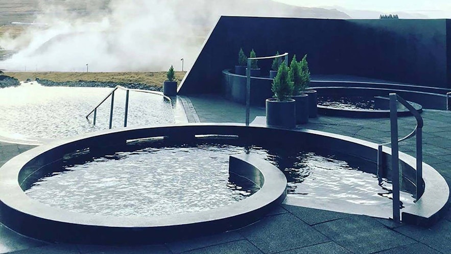 The Krauma Spa is one of west Iceland's best spas with hot tubs.