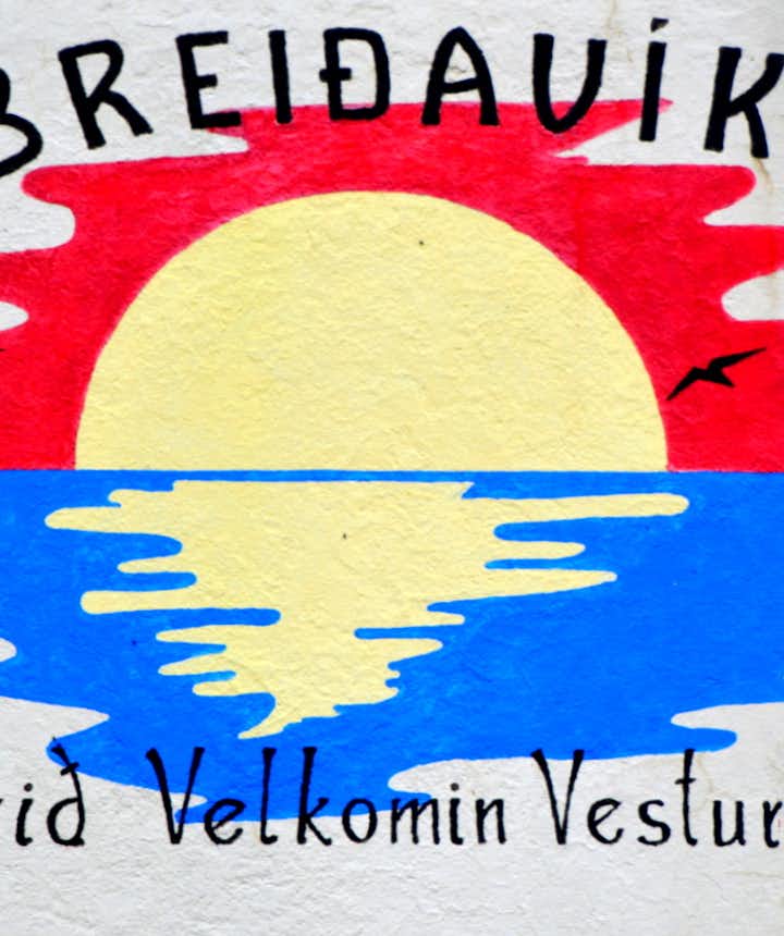 Breiðavík welcoming sign