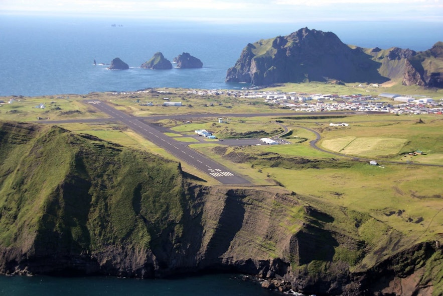 Heimaey is the only inhabited island in the Westman Islands, and has an airport.